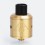 Goon Style RDA Gold SS 24mm Rebuildable Atomizer w/ 510 Drip Tip