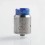 Goon 1.5 Style RDA Silver 24mm Rebuildable Atomizer w/ Resin Drip Tip