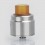 Kindbright Flave Style RDA Silver 316SS 24mm Squonk Atomizer w/ BF Pin