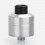 YFTK Pocket D/S Style RDA Silver 316SS 22mm Squonk Atomizer w/ BF Pin