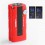 Authentic Augvape V200W Red 18650 TC VW Variable Wattage Box Mod