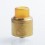 Authentic Copper Hippo BF RDA Gold 316SS 24mm Atomizer