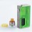 Authentic Wismec Luxotic 100W Green Squonk Mod + Tobhino RDA Kit