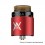 Authentic GeekVape Athena Squonk RDA Red 24mm Rebuildable Atomizer