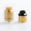 Kindbright Sherman Style BF RDA Gold 316SS 25mm Rebuildable Atomizer