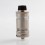 Ulton Typhoon GT4 Style RTA Silver 316SS 25mm Tank Atomizer
