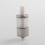 Dvarw V2 Style MTL RTA 5ml 22mm Silver SS Rebuildable Tank Atomizer