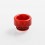 Buy soon 810 Red Resin 12mm Drip Tip for TFV8 / Goon / Kennedy
