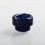 Buy soon 810 Blue Resin 12mm Drip Tip for TFV8 / Goon / Kennedy