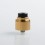 Buy CoilART DPRO Mini RDA Gold 22mm SS Squonk Atomizer