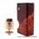 Buy Asmodus Luna 80W Red Squonk Mod + Nefarius Rose Gold BF RDTA Kit