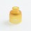 Buy Yellow PEI Top Cap + Drip Tip for ShenRay Wave Style BF RDA