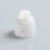 Buy White POM Top Cap + Drip Tip for ShenRay Wave Style BF RDA