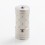 SXK Corinne Style Hybrid Mechanical Tube Mod - Silver, 316 Stainless Steel, 1 x 18350