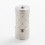 SXK Corinne Style Hybrid Mechanical Tube Mod - Silver, 316 Stainless Steel, 1 x 18350