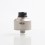 Buy SXK FLVR Style RDA Silver 316SS 22mm Rebuildable Squonk Atomizer