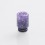 16.8mm Purple Silver Resin 510 Drip Tip for SMOK Trinity Alpha Pod