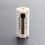 M4H1 Style Mechanical Mod - White, POM + Stainless steel, 1 x 18650 / 21700