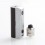 Authentic Hippo Papua 100W VW Variable Wattage Box Mod + RDA Kit - Silver, 3~100W, 1 x 18650/20700/21700, 24mm Diameter