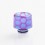 Authentic Reewape RW-AS250WY 510 Drip Tip - Purple, Resin, Glowing & Temperature Change