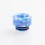 Authentic Reewape AS146 Blue White Resin 14mm 810 Drip Tip