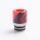 Authentic Reewape AS103 Red Blue 16mm 510 Drip Tip for RDA / RTA