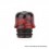 Authentic Reewape AS141 Red Black 14mm 510 Drip Tip for RDA/RTA