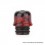 Authentic Reewape AS141 Red Black 14mm 510 Drip Tip for RDA/RTA