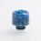 Authentic Reewape AS177 Blue Gold 15mm 510 Drip Tip for RDA/RDTA