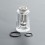 Coppervape Dvarw 22 MTL RTA Transparent Diamond Top Cap + Drip Tip