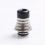 Authentic Reewape AS278S 510 Replacement Silver Black Drip Tip