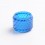 Authentic Reewape Blue Cobra Tube Drip Tip Set for Uwell Crown IV