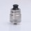DDP ONE Style RTA Rebuildable Tank Vape Atomizer - Silver, 316 Stainless Steel + PC, 2ml, 22mm Diameter