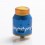 Authentic Steel ECG RDA Blue SS Dripping Atomizer w/ BF Pin