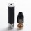 Authentic Steel Tailspin Mechanical Mod + RDTA Black Kit