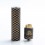 Authentic Steel Sebone Black Brass Mechanical Mod + RDA Kit