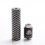 Authentic Steel Sebone Black SS Mechanical Mod + RDA Kit