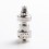 asy D.R.A.M III DRAM III Style MTL / DL RTA Rebuildable Tank Atomizer - Silver, 316 Stainless Steel + Glass, 2ml, 22mm Dia.