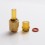 Across Intan Grip Style Gold Brown Drip Tip Kit for SXK BB Box Mod