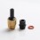 Across Intan Grip Style Gold Black Drip Tip Kit for SXK BB Box Mod