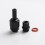 Across Intan Grip Style Black Drip Tip Kit for SXK BB Box Mod