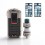 Authentic Smoant Ladon 225W TC VW Silver Mod w/ AIO 2in1 Tank Kit