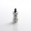 Authentic Innokin Ares 2 D24 MTL RTA Rebuildable Tank Atomizer - Silver, Stainless Steel + Glass, 4.0ml, 24mm Diameter