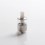 SXK Dvarw MTL FL Facelift Style RTA Rebuildable Tank Atomizer - Silver, 3.5ml, 316 Stainless Steel, 22mm Diameter