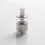 YFTK Dvarw MTL FL Facelift Style RTA Rebuildable Tank Atomizer - Silver, 3.5ml, 316 Stainless Steel, 22mm Diameter