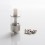 Dvarw MTL FL Style RTA Silver Tank Atomizer w/ 11 x Inserts