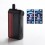 Authentic fly TGO 70W 2300mAh VW Pod System Black Red Mod Kit