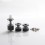 Dvarw MTL FL Style RTA Black w/ 11 x Air Inserts + 2 x Spare Tanks