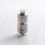Haar Style RTA Rebuildable Tank Atomizer - Silver, 316 Stainless Steel + PC, 4.0ml, 22mm Diameter