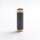 SXK CinqueTerre Style 70W Mod Replacement 18650 Battery Tube - Black, Brass + Carbon Fiber